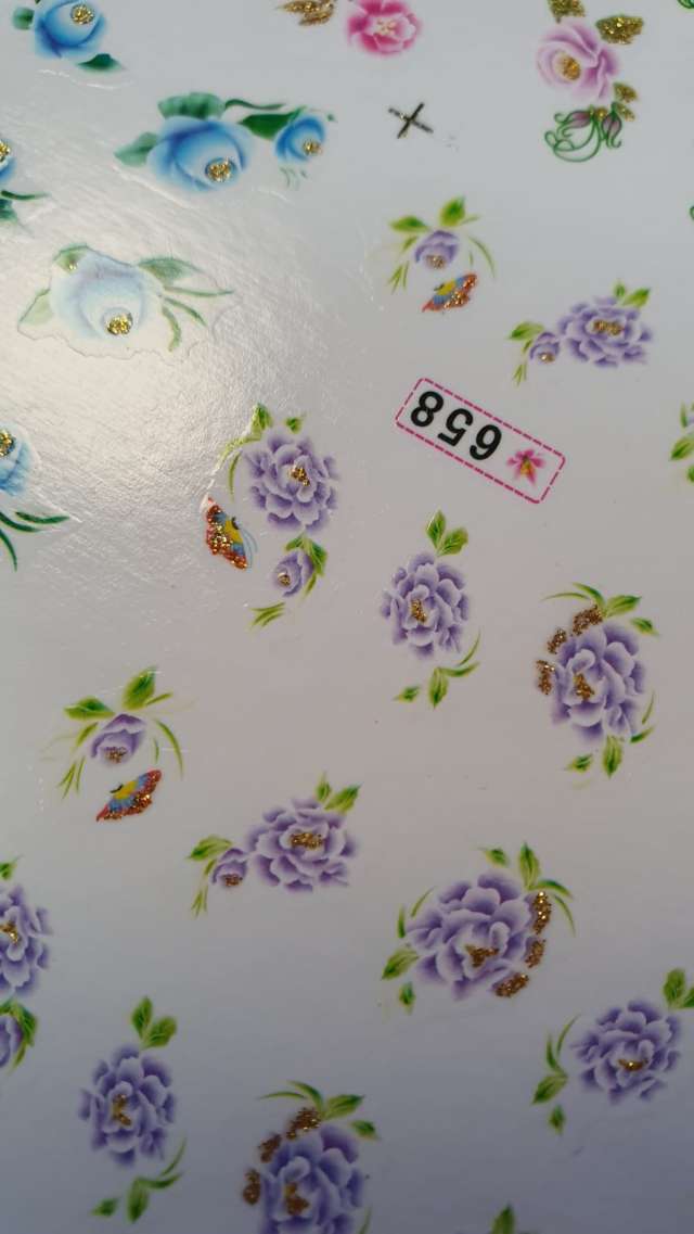 מדבקות מים לקישוטי ציפורניים