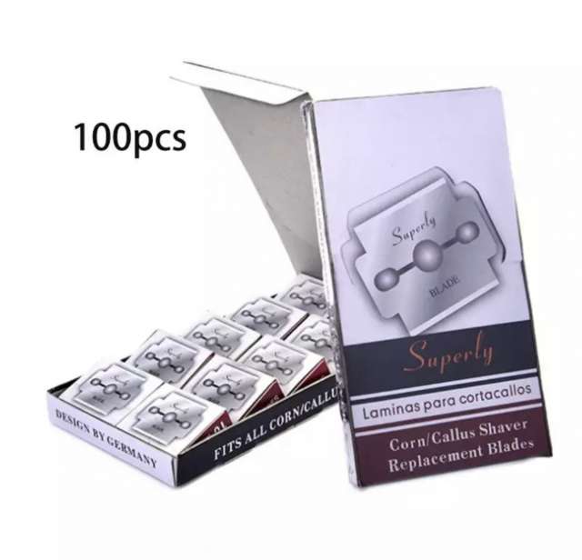 סכיני פדיקור -100 יחידות