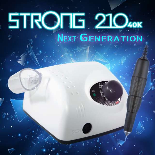 סטרונג 210 החדשה מכונת שיוף לציפורניים -strong 210 יבואן רשמי