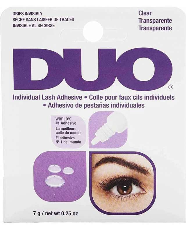 דבק לריסים Duo בצבע שקוף