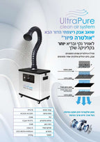 שואב אבק רצפתי עוצמתי במיוחד לקוסמטיקה ultra pure