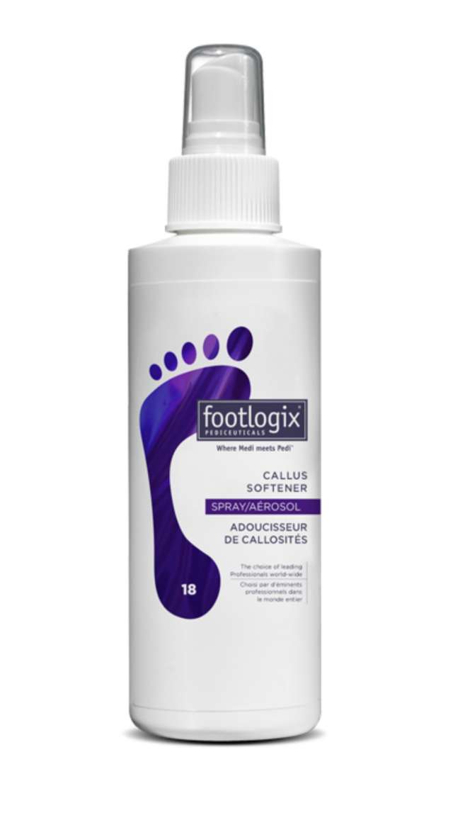 פוטלוגיקס מרכך יבלות  מספר 18 FootLogix מכיל 180 מ"ל