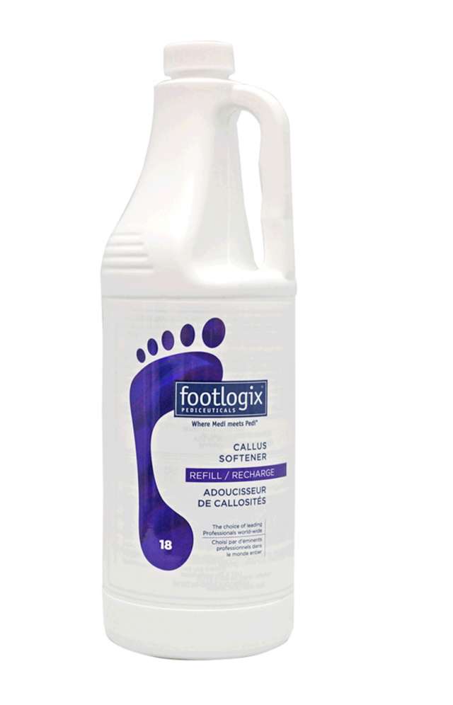 פוטלוגיקס מרכך יבלות  מספר 18 FootLogix מכיל 946 מ"ל