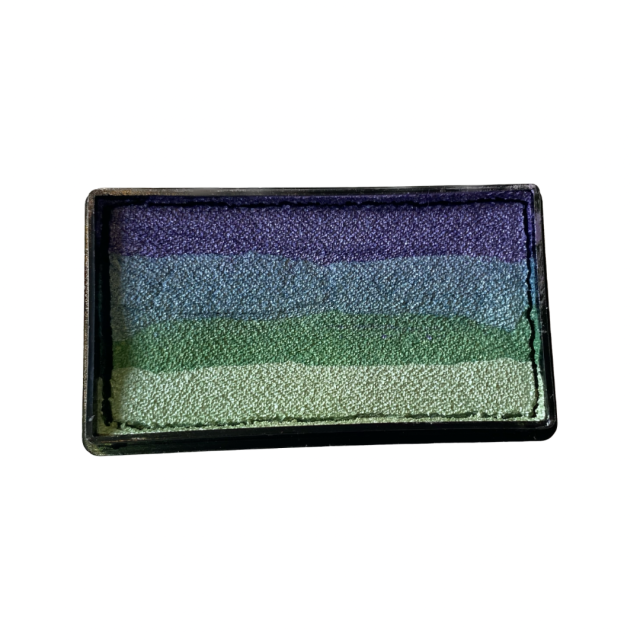 צבע מים קשתות  Rainbow משולב גוונים ירוקים וכחולים  מכיל 20 גרם