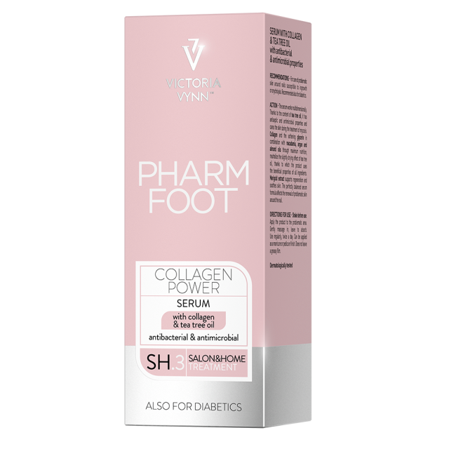 סרום קולגן לכף הרגל עם שמן עץ התה פארם פוט COLLAGEN POWER PHARM FOOT מכיל  15מ"ל