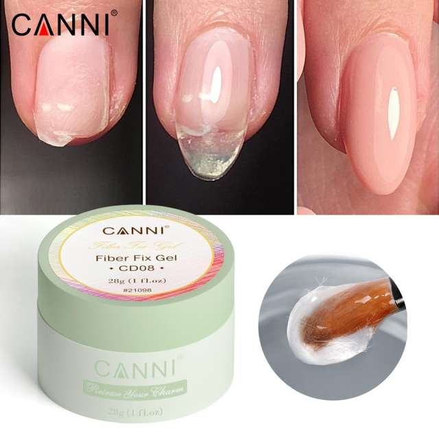 ג'ל סיבי פייבר פיקס  Fiber Fix gel  קאני canni מכיל 28 גרם