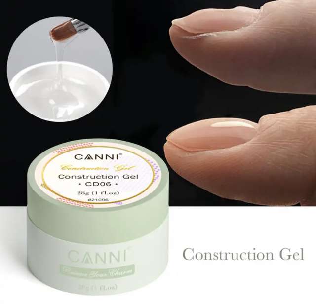 ג׳ל מולטי בייס  3 ב-1 מתאים לתיקון מבנה הציפורן קאני -CANNI מכיל 28 גרם
