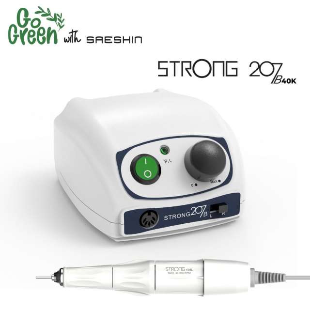 STRONG 207 – מכונת שיוף סטרונג מקצועית לציפורניים ולפדיקור