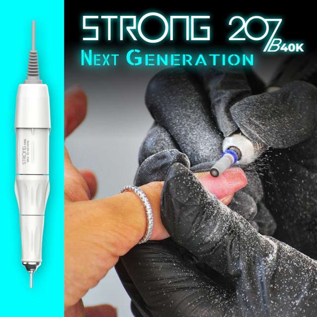 STRONG 207 – מכונת שיוף סטרונג מקצועית לציפורניים ולפדיקור