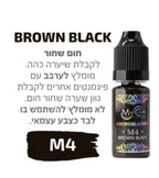 צבע לאיפור קבוע לגבות מיקרובליידינג סדרת M מספר 4M של magic cosmetics