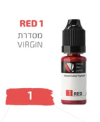צבע פיגמנט לאיפור קבוע לשפתיים גוונים אדומים מסדרת virgin מספר 1 magic cosmetics