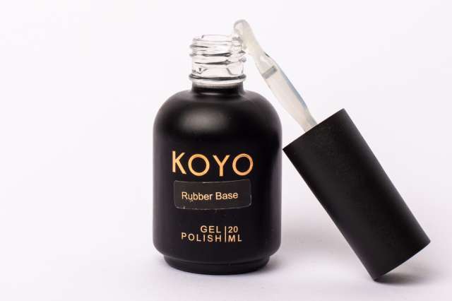 בייס ראבר שקוף של koyo  מכיל 20 מ״ל