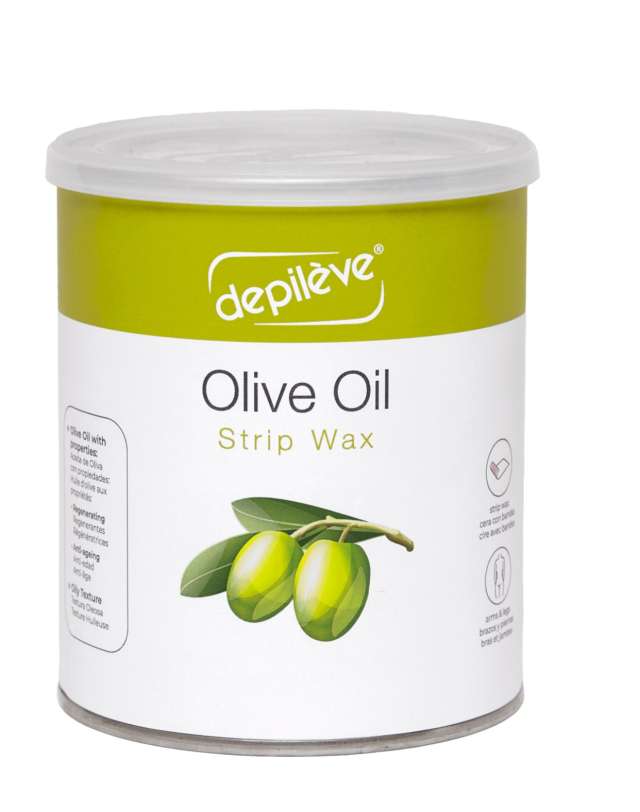 שעווה שמן זית להסרת שיער עם בד -דפילב -Depileve -מכיל 800 גרם