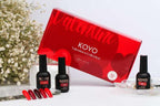 מארז 5 צבעים לק ג'ל קויו בצבעים אדומים koyo – Valentine's collection