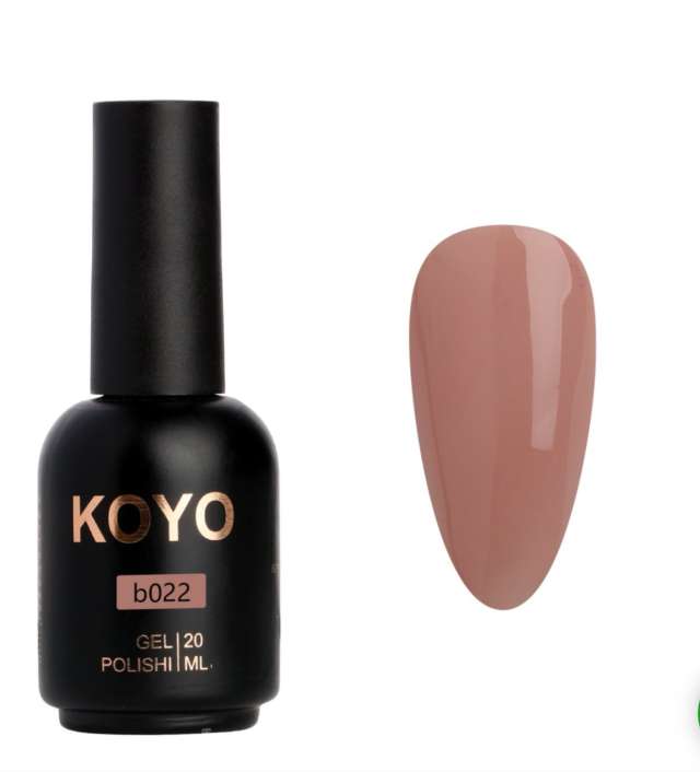 בייס ראבר עם צבע של koyo מספר 22 מכיל 20 מ״ל