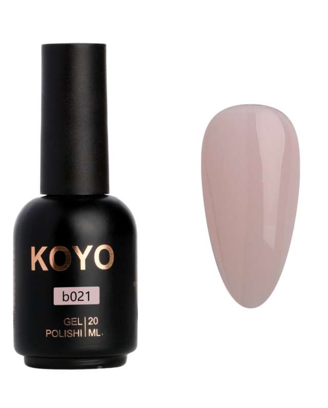 בייס ראבר עם צבע של koyo מספר 21 מכיל 20 מ״ל