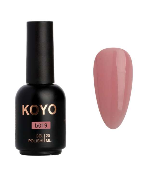 בייס ראבר עם צבע של koyo מספר 19 מכיל 20 מ״ל