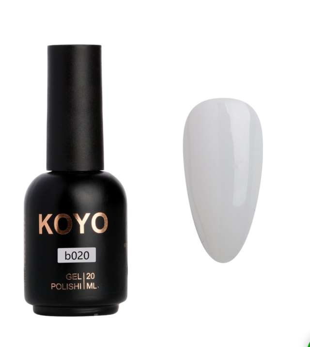 בייס ראבר עם צבע של koyo מספר 20 מכיל 20 מ״ל