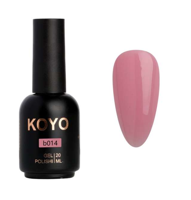 בייס ראבר עם צבע של koyo מספר 14 מכיל 20 מ״ל