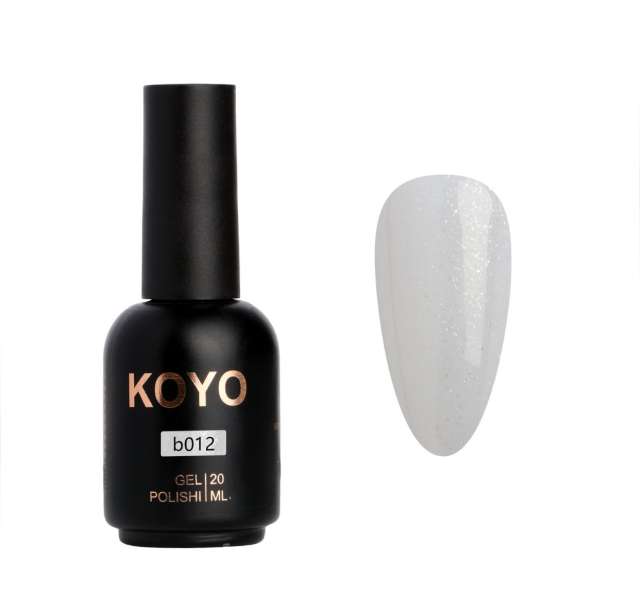 בייס ראבר עם צבע של koyo מספר 12 מכיל 20 מ״ל