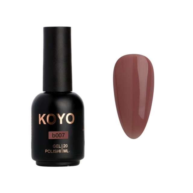 בייס ראבר עם צבע של koyo מספר 07 מכיל 20 מ״ל
