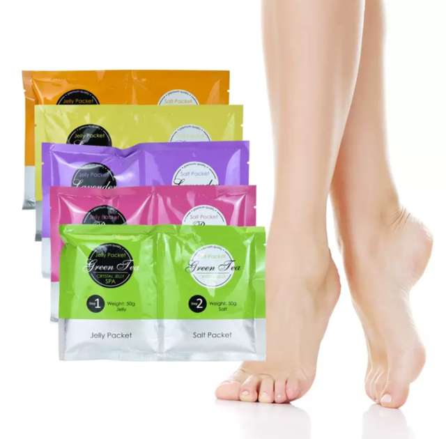 ג׳לי ספא לטיפולי פדיקור בריח תפוז מכיל 100 גרם JELLY SPA