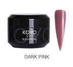 ג׳ל בנייה -קויו בצבע ורוד כהה dark pink builder gel מכיל 50g