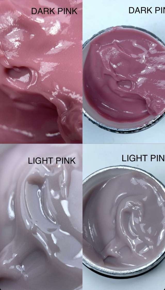 ג׳ל בנייה -קויו בצבע ורוד טבעי natural pink builder gel מכיל 50g