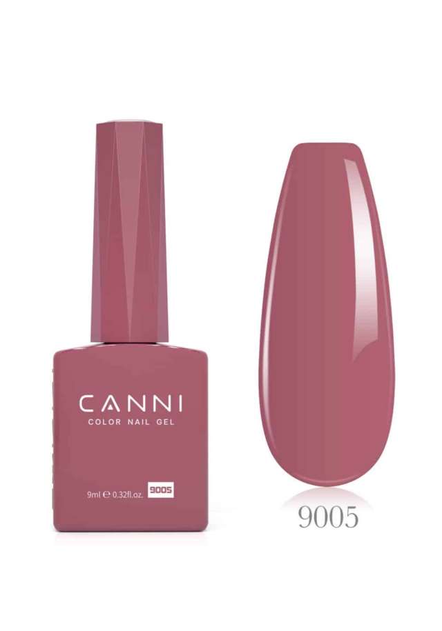 לק ג׳ל קאני 9 מ״ל מספר 9005 סדרה CC1 חברת CANNI