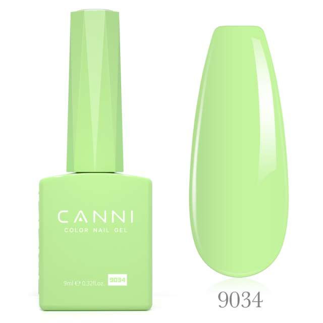 לק ג׳ל קאני 9 מ״ל מספר 9034 סדרה CC2 חברת CANNI