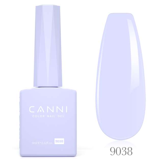 לק ג׳ל קאני 9 מ״ל מספר 9038 סדרה CC2 חברת CANNI