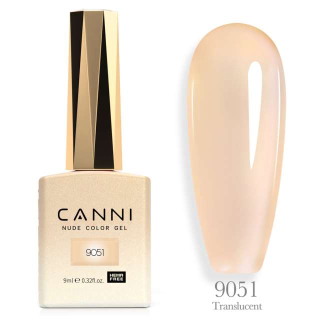 לק ג׳ל קאני 9 מ״ל מספר 9051 סדרה CC3 חברת CANNI