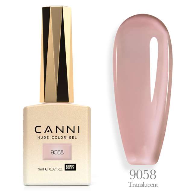 לק ג׳ל קאני 9 מ״ל מספר 9058 סדרה CC3 חברת CANNI