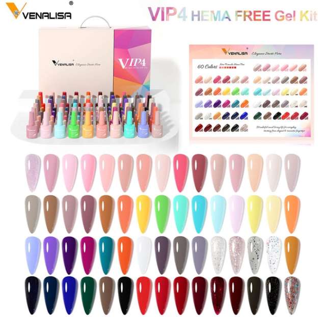 מזוודת ונליסה דגם vip4 מכיל 60 צבעים + 5 מקשרים. vip4 venalisa