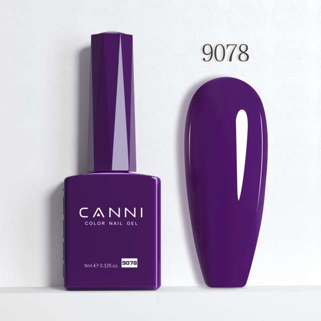 לק ג׳ל קאני 9 מ״ל מספר 9078 סדרה CC4 חברת CANNI
