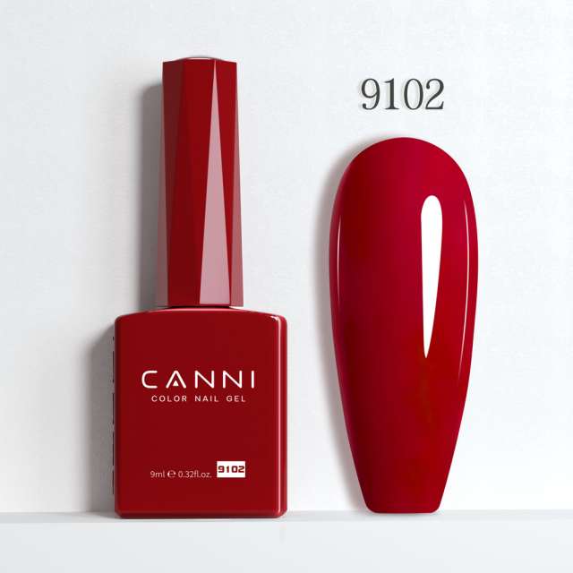 לק ג׳ל קאני 9 מ״ל מספר 9102 סדרה CC4 חברת CANNI