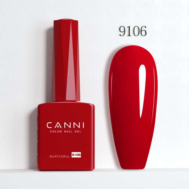 לק ג׳ל קאני 9 מ״ל מספר 9106 סדרה CC4 חברת CANNI