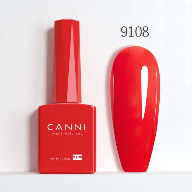 לק ג׳ל קאני 9 מ״ל מספר 9108 סדרה CC4 חברת CANNI