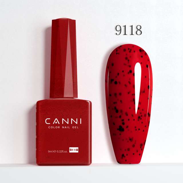 לק ג׳ל קאני 9 מ״ל מספר 9118 סדרה CC4 חברת CANNI