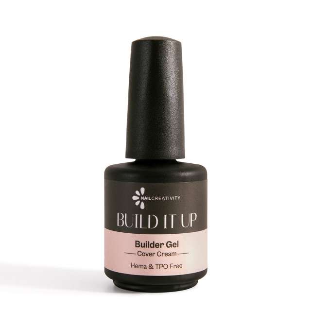 ג’ל בנייה בבקבוק גוון קאבר קרם- BUILD IT UP Cover Cream NAIL CREATIVITY