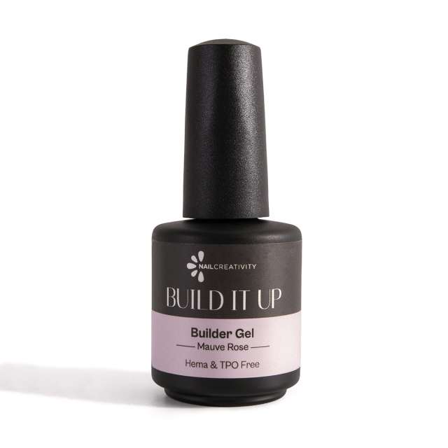 ג’ל בנייה בבקבוק גוון רוז סגלגל- BUILD IT UP Mauve Rose NAIL CREATIVITY