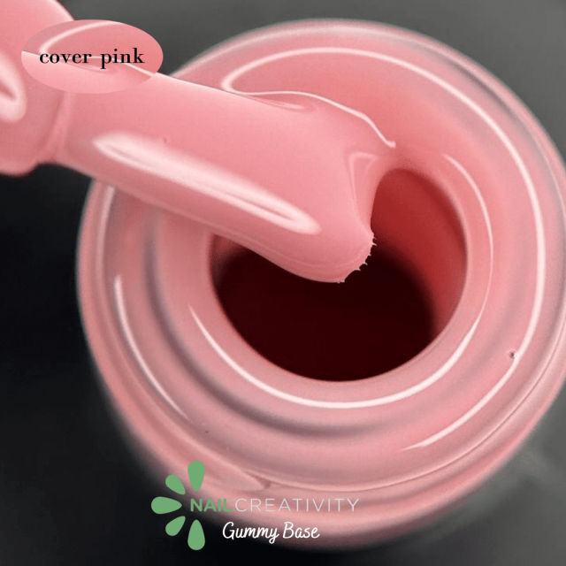 Nail Creativity GUMMY BASE Cover pink – גומי ראבר בייס כיסוי ורוד