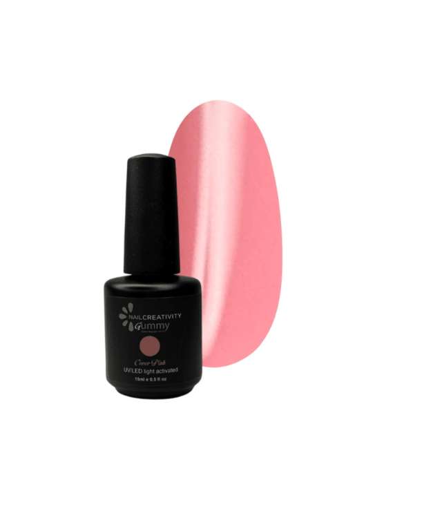 Nail Creativity GUMMY BASE Cover pink – גומי ראבר בייס כיסוי ורוד