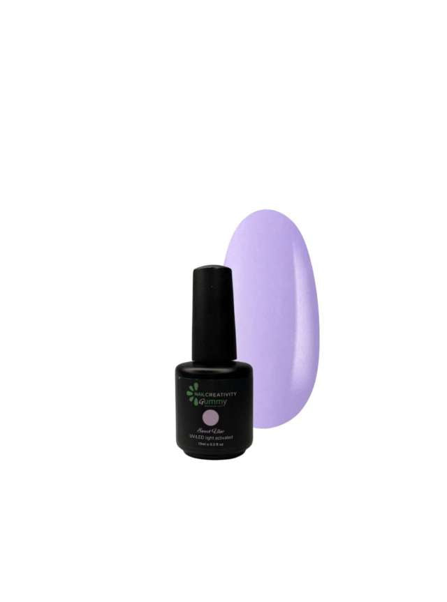 Nail Creativity GUMMY BASE sweet lilac- גומי ראבר בייס סגול לילך