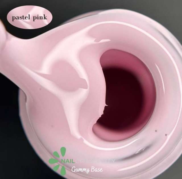 Nail Creativity GUMMY BASE pink pastel- גומי ראבר בייס ורוד פסטל
