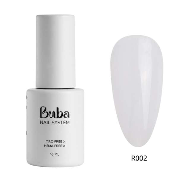 בובה BUBA ראבר בייס  מספר R02 מתאים לאלרגיות  HEMA FREE מכיל 16 מ"ל
