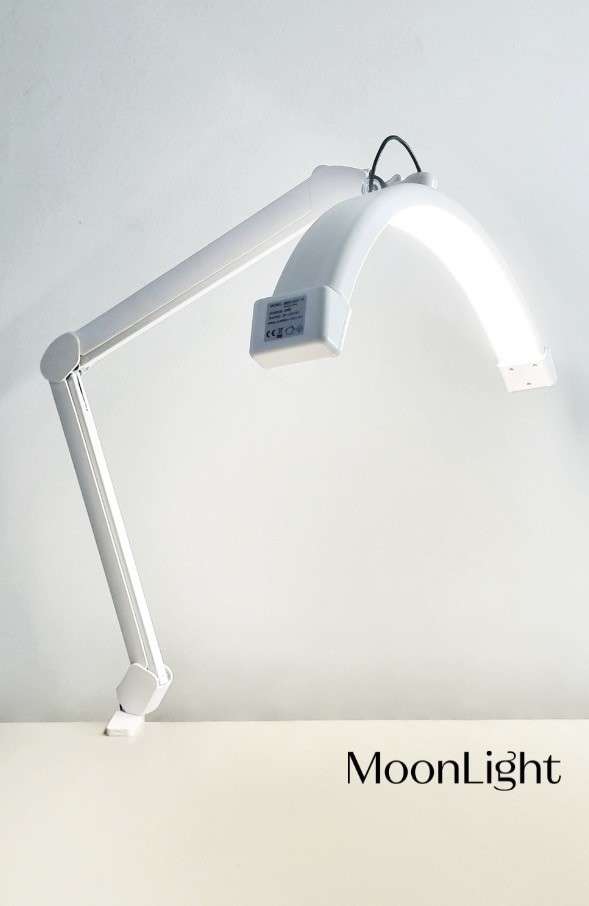 מנורת לד מקצועית עם תפס שולחני – MoonLight LED Lamp
