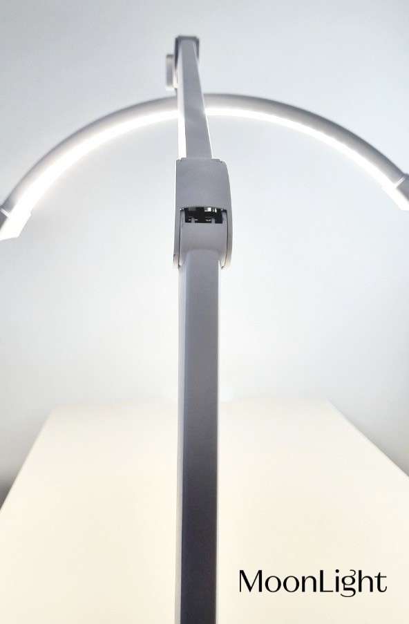 מנורת לד מקצועית עם תפס שולחני – MoonLight LED Lamp