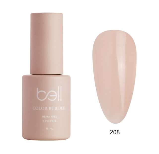 ג'ל בילדר bell בל – HEMA FREE T.P.O FREE גוון 208