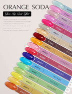 ונליסה המזוודה החדשה VENALISA 10ml | 18 Colors Gift Set | ORANGE SODA